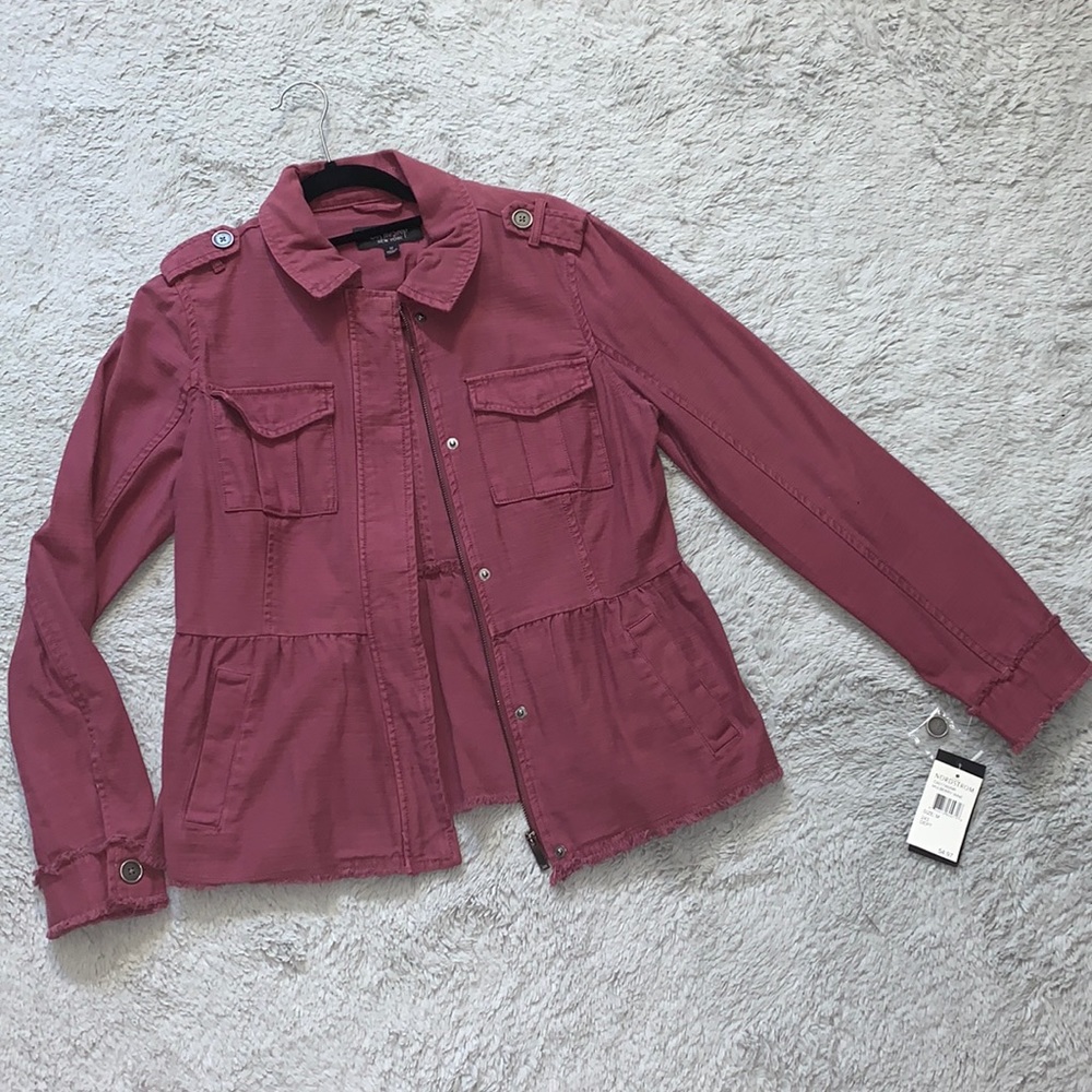 Pink Wine Spring Jacket Size Medium Nordstrom NWT